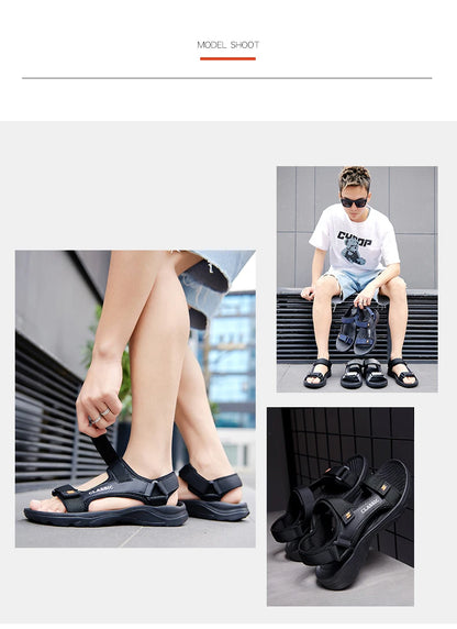 Men Sandals Summer Leisure Beach Holiday Sandals Men Shoes 2023 New Outdoor Sneakers Male Retro Comfortable Casual Sandals Men
