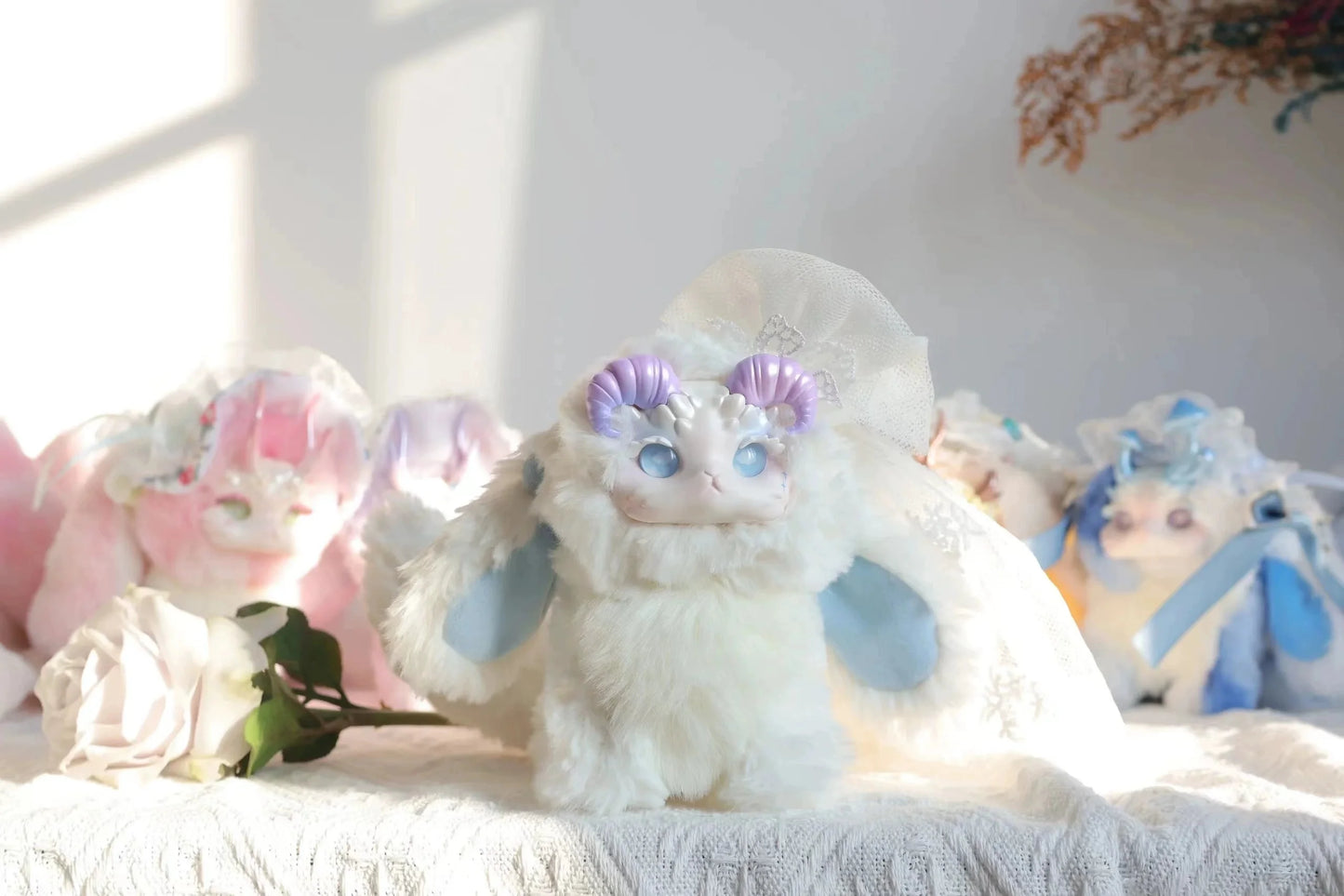 Tutulong Blind Box Fantasy Forest Tea Party Series Mysterious Box Cute Rabbit Dragon Surprise Box Plush Doll Toy Figure Kid Gift