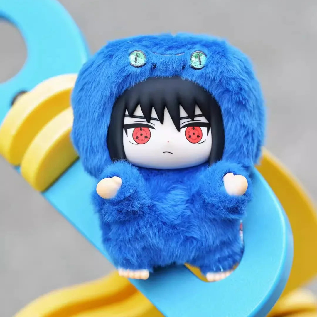 Toptoy ナルト疾風伝 ビーストパーティーシリーズ ビニールフィギュア ぬいぐるみのような質感 ブラインドボックス ちびカカシ サスケ コレクタブル