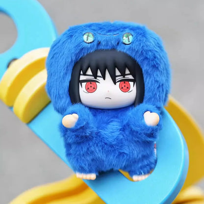 Toptoy ナルト疾風伝 ビーストパーティーシリーズ ビニールフィギュア ぬいぐるみのような質感 ブラインドボックス ちびカカシ サスケ コレクタブル