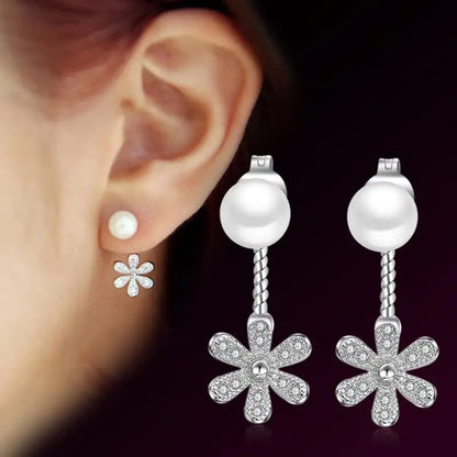 Natural Stone Stud Earrings For Women Silver Color Plated Earing Oorbellen Earings brinco Jewelry Gift earring Wholesale 2025