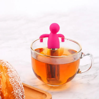 Stainless Steel Tea Infuser Kitchen Accessory Household Use Reusable Metal Makeup Brushes  Massage Kitchen Dining Bar Garden