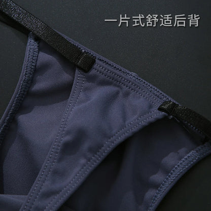 マルチサイズ快適な高伸縮性スポーツTバックメンズTパンツメンズセクシーTバックメンズブリーフ下着リブパンツセクシーなT字型