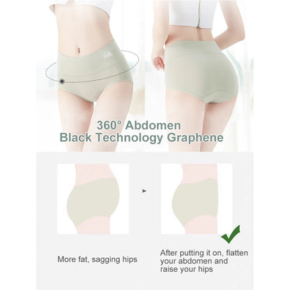 5PCS/Set M-XXXL High Waist Pure Cotton Panties Women Briefs Underwear Girls Panties Cotton Crotch Female Lingerie