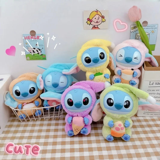 Cartoon 15CM 6 Styles Blind Box Action Figure Stitch Doll Vinyl Blind Box  Bags Accessories Pendant Doll Toy Children's Day Gift