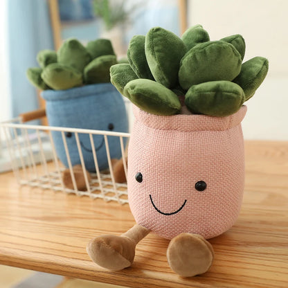 25cm シミュレーション 漫画 プラントポットシリーズ ぬいぐるみ 多肉植物 チューリップ ユリ ぬいぐるみ おもちゃ ホームデコレーション リビングルーム 寝室 女の子へのギフト