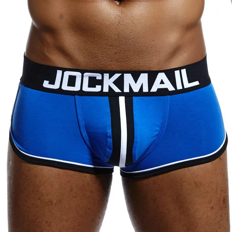 Men's Panties Jockstraps Men Underwear Gay Thong Man Boxer Shorts Underpants Slip Sexy Cotton Pouch Cuecas Gay Thongs G String