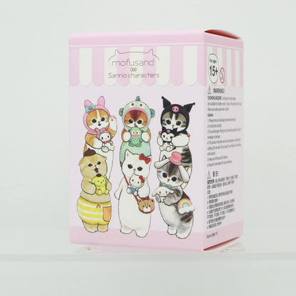 Sanrio Characters Mofusands Blind Box Toy Cat Cosplay Hangyodon Hello Kitty Kuromi Cinnamoroll Collect Figure Desk Car Decor