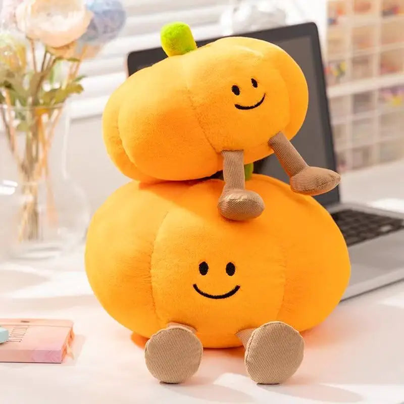 Latest Halloween Ghost Pumpkin Doll Stuffed Plush Toy Handmade Doll Cartoon Anime Cute Birthday Gift for Friends Fun Doll