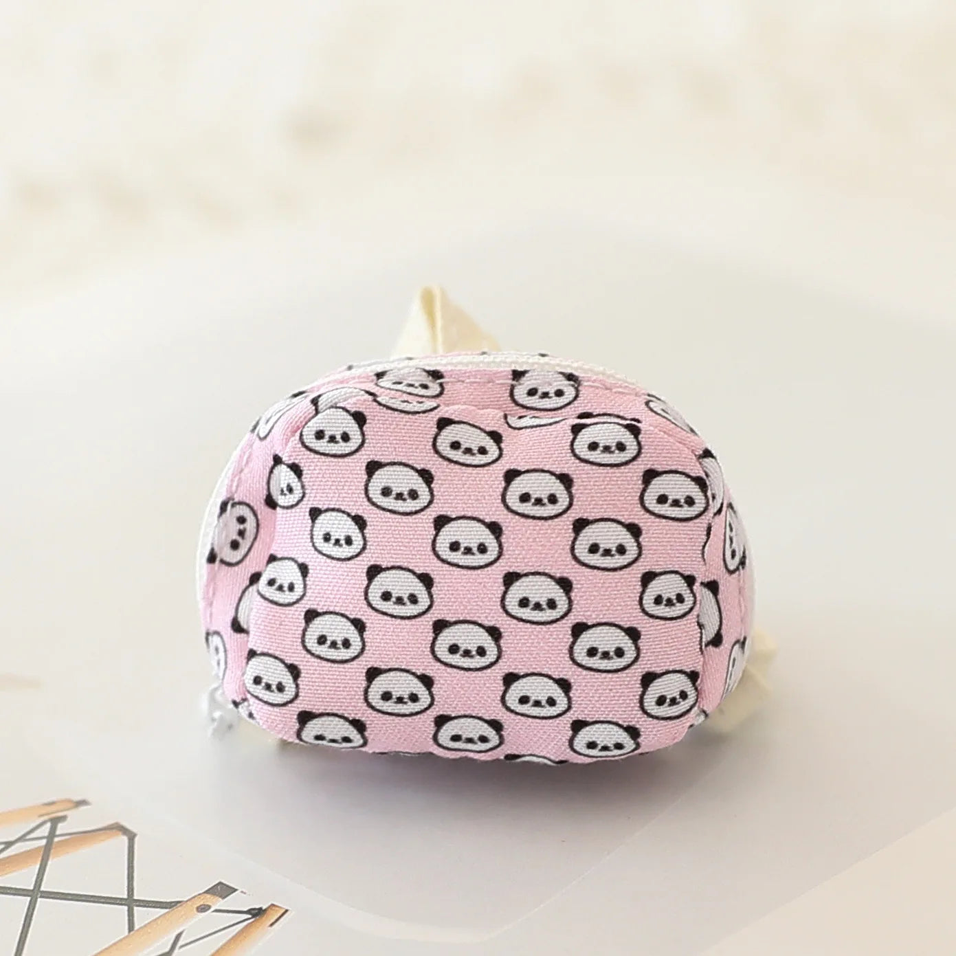 Labubu Clothes Doll Bag 15/17cm V1/2/3 Doll Panda Series Backpack Crossbody Bag Mini Plush Cotton Doll Decoration Accessory Gift