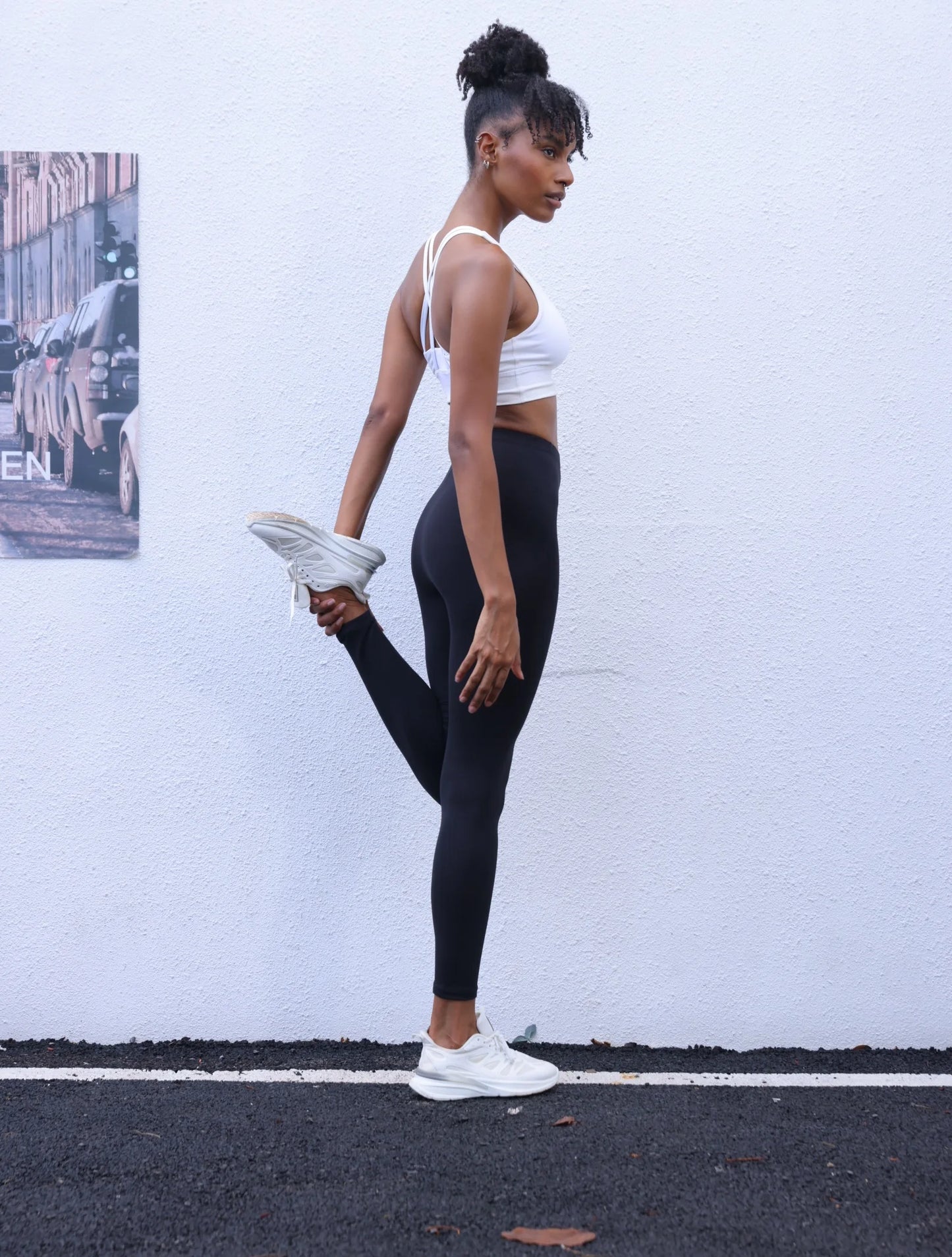Women's Super Soft Leggings High Elasticity No See Through Workout Yoga Running Athletic Push Up Gym Long Fitness Leggings
