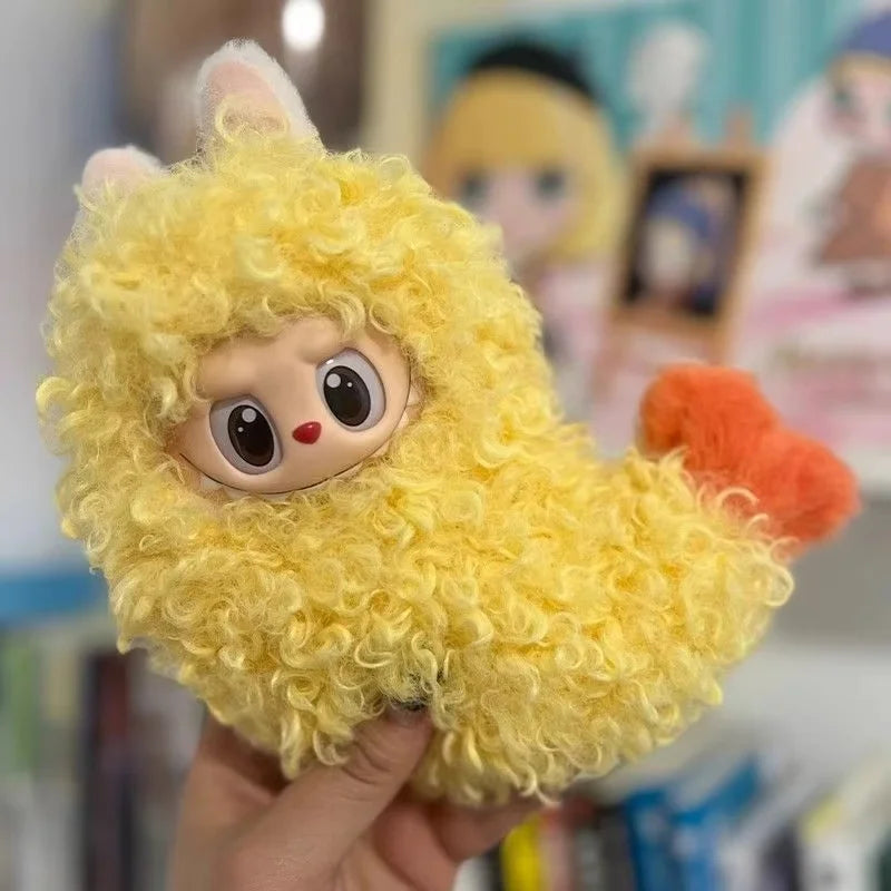 Labubu Doll Fried Shrimp Costume High-Quality Anime Peripheral Handmade Tempura Clothing Collectors' Toy Figure Accessory