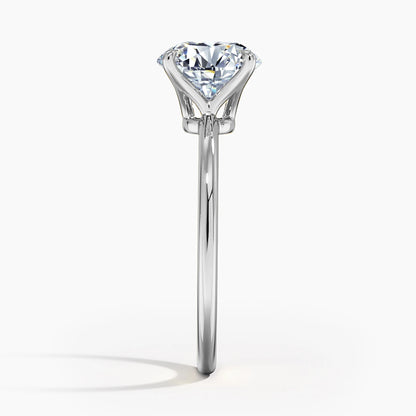 Kirin Palace 3CT 2CT 1CT Moissanite Ring for Women Yellow/White Gold 9mm Round Cut D/VVS1 Solitaire Ring for Engagement Wedding