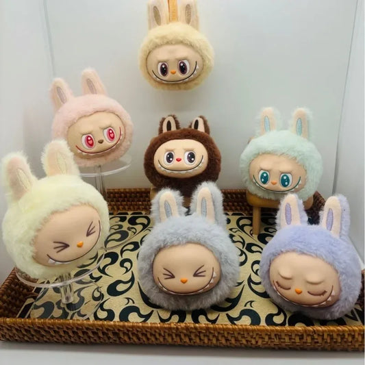 [Spot] 新作ビニール第2世代座りポーズ、ぬいぐるみ小さな頭、メロン布、ブサかわドール