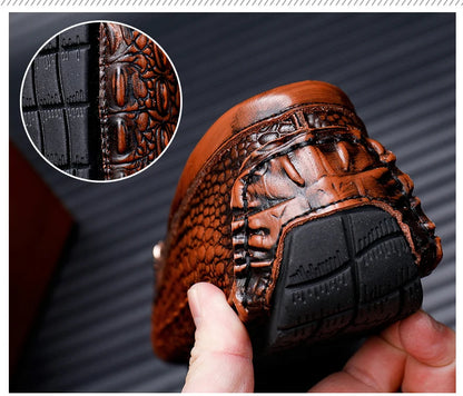 Loafers Men Men's Moccasins Slip-ons Casual Leather Luxury Shoes Designer Fashion Mocassin Homme Mocasines Hombre Autumn Loafer
