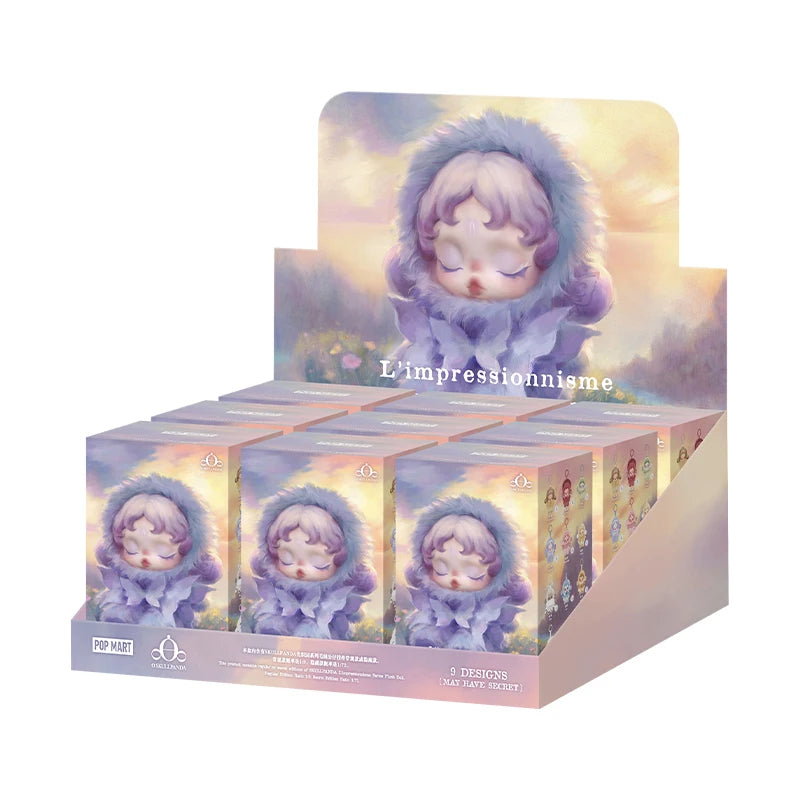 POP MART SKULLPANDA 印象派シリーズ ぬいぐるみ ブラインドボックス 1個/6個 ミステリーボックス