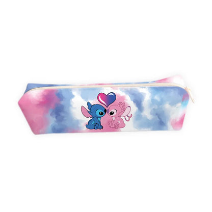 New Anime Stitch Pencil Case Kawaii Kuromi Melody Pen Bag Cartoon Students Storage Bag Stationery Back to School Christmars Gift