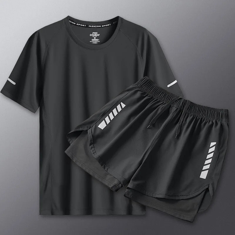 2025 Summer Men's 1-2 Piece Suits Separates Swimsuit Set Anti Embarrassment Swimming Trunks Surfing Beach Wear Sports Clothes