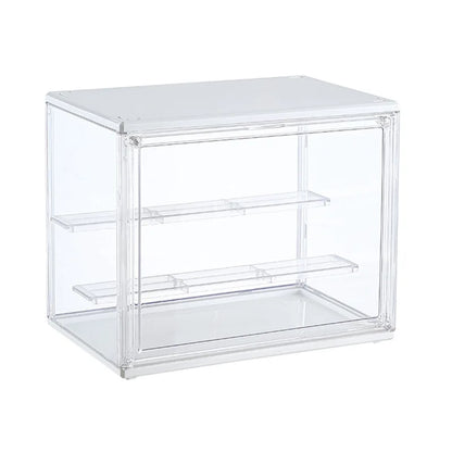 Three Layer Acrylic Display Rack Transparent Ladder Handmade Anime Car Model Blind Box Storage Box Jewelry Sorting Box Gift