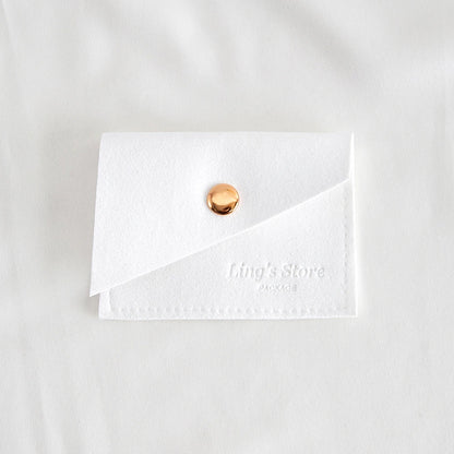 100Pcs Luxury Dark Green Microfiber Gold Snap Bag Envelope Button Purse Pouch For Ring Earrings Headset Coin Soap Gift Organizer