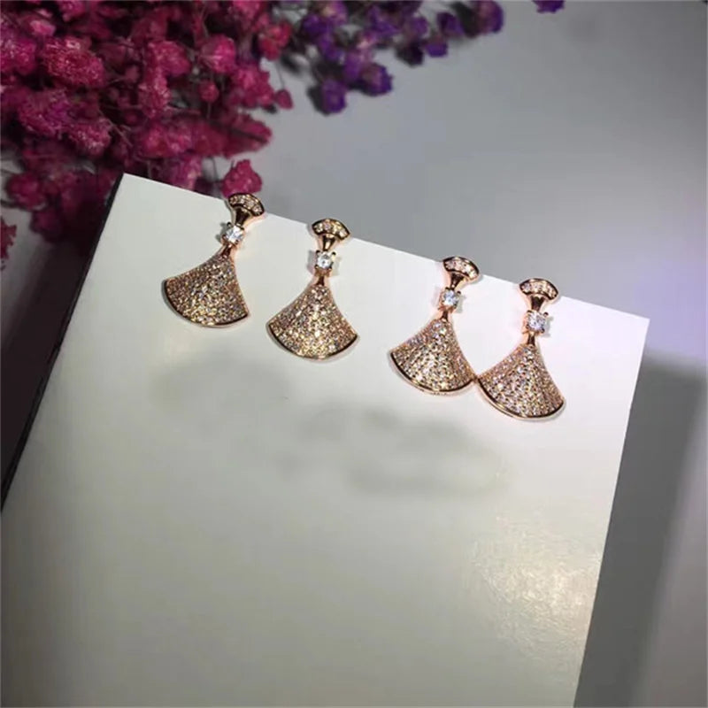 Design Fashion Earring 925 Silver Jewelry Earring 3A Cubic Zirconia Earring