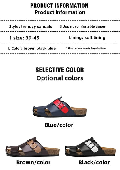 Fashion designer sandals for men-High quality beach shoes comfy non-slip slides luxury slippers free shipping