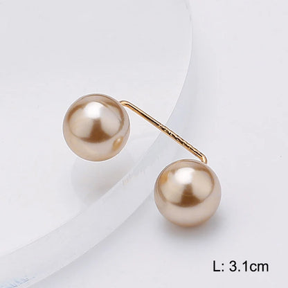 Lapel Pin Women Simulated-Pearl Pendant Pins Crystal Rhinestone Brooch For Woman Scarf Buckle Clips Hat Clothes Multipurpose Pin