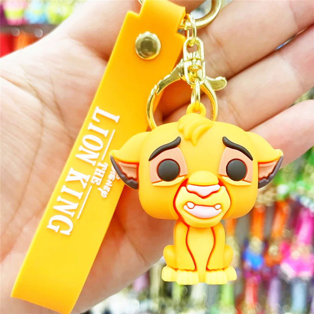 New Kawaii Anime Disney Keychain Toy Story Personalized Variety of Cartoon Doll Keyring Key Chain Car Pendant Kids Toys Gifts