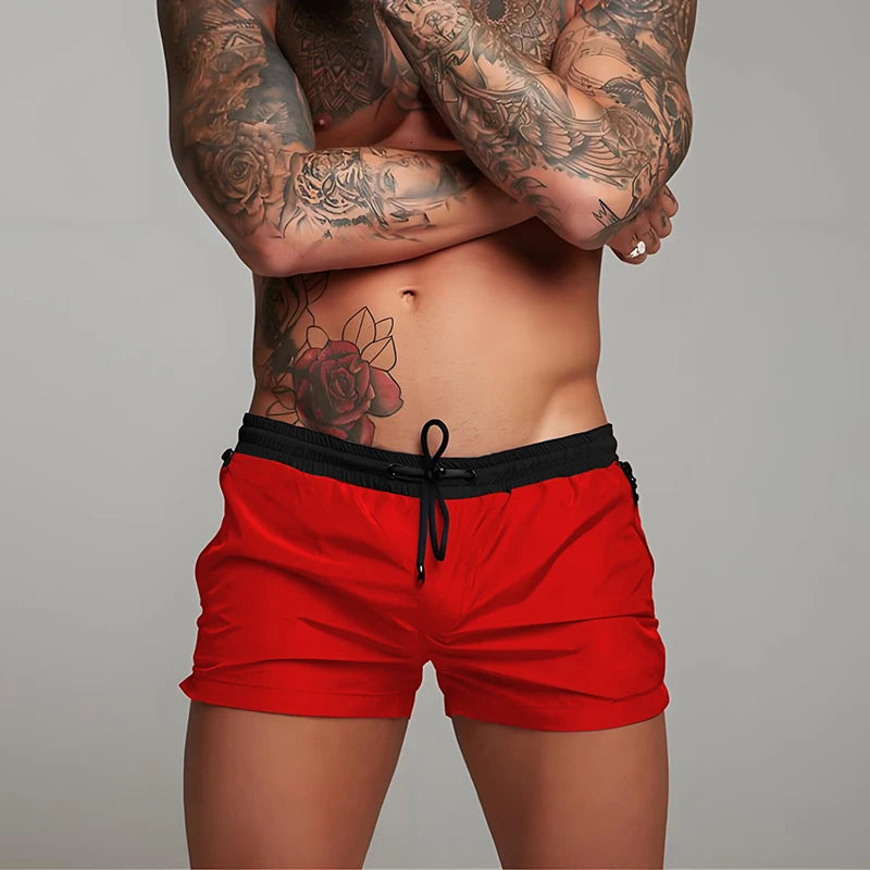 2025 New Mens Swimsuit Sexy Swimwear Men Swimming Shorts Men Briefs Beach Shorts Sports Suits Surf Board Shorts Men Swim Trunks