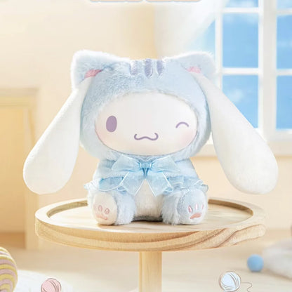 Genuine Play With Kittens Series Blind Box Hellokitty Kuromi Melody Mystery Box Anime Figure Pendant Collection Kid Custom Gift