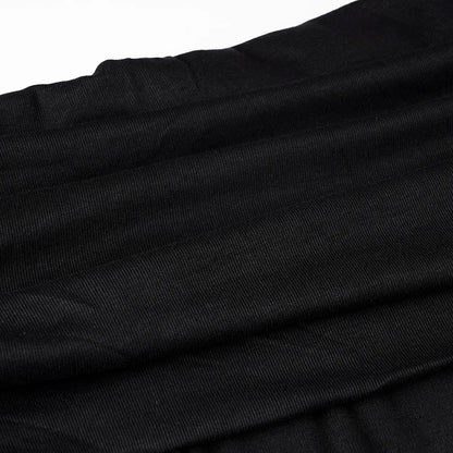 SUCHCUTE Elegant Off Shoulder Ruffles Split Long Dress Black Fashion Long Sleeve Party Dresses Women Beach Vacation Outfits 2024