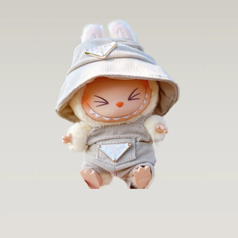 17cm ミニぬいぐるみ服 韓国Kpop Exo Labubu I II アイドルドール用 パーティー用座りパンツ 衣装アクセサリー ギフト