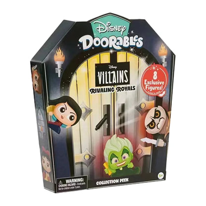 Anime Disney Doorables Figures Villain Glass Eye Kawaii Doll Surprise Blind Box Toys Cartoon Model Collectible Kids Gifts