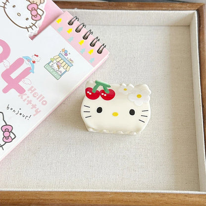 Kawaii Kitty Barrette Cute Sweet Cat Fragmented Hair Shark Clip Anime Cartoon Women Girls Hairpin Headwear Accessories Gifts