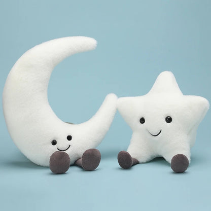 漫画の人気商品フルーツぬいぐるみ枕 リンゴ 洋ナシ 桃 チェリー 天気 太陽 月 星 ぬいぐるみ おもちゃ ホームデコレーション 子供へのギフト