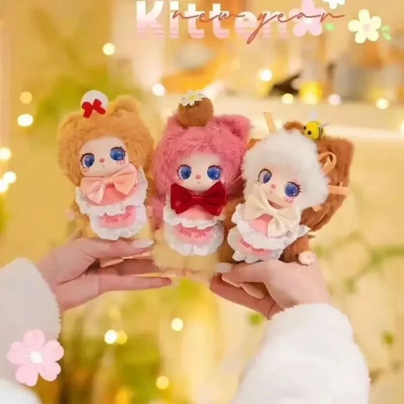 New Blind Box Lilia'S Chef Kitten Series Cute Cat Plush Toys Desktop Decoration Ornaments Bags Pendants Mysterious Surprise Gift