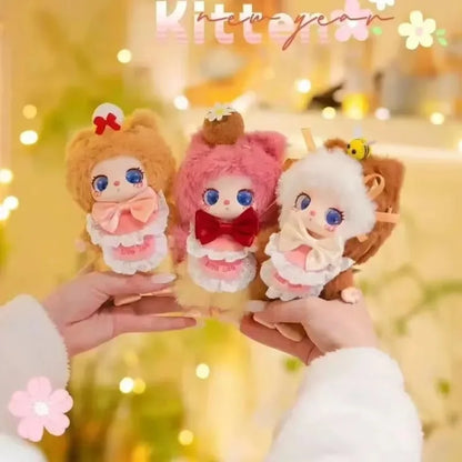 New Blind Box Lilia'S Chef Kitten Series Cute Cat Plush Toys Desktop Decoration Ornaments Bags Pendants Mysterious Surprise Gift