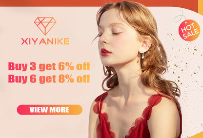 XIYANIKE Silver Color  Irregular Hollow Opening Rings for Women Couple Fashion Simple Geometric Party Jewelry Gifts