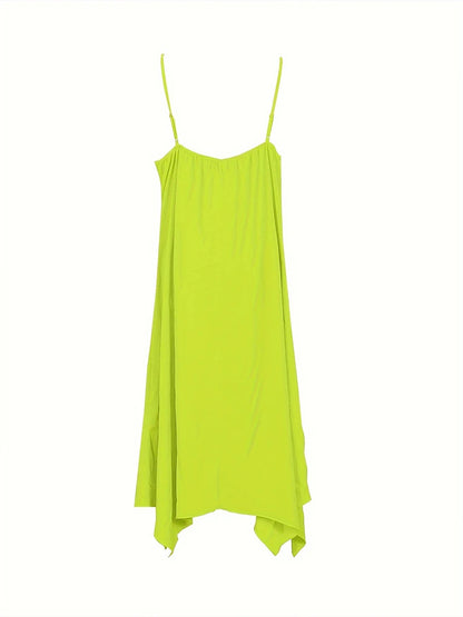 Plus Size Women's Party Dresses Halter Strapless Round Neck Solid Colour Sexy Dress Loose Casual Long Dresses