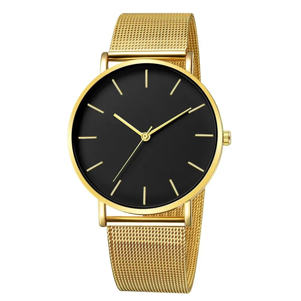 Luxury Women Watches Top Brand Metal Mesh Belt Quartz Wristwatch for Woman Fashion Simple Ladies Watch Clock Gift reloj mujer
