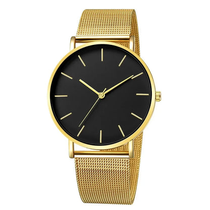 Luxury Women Watches Top Brand Metal Mesh Belt Quartz Wristwatch for Woman Fashion Simple Ladies Watch Clock Gift reloj mujer