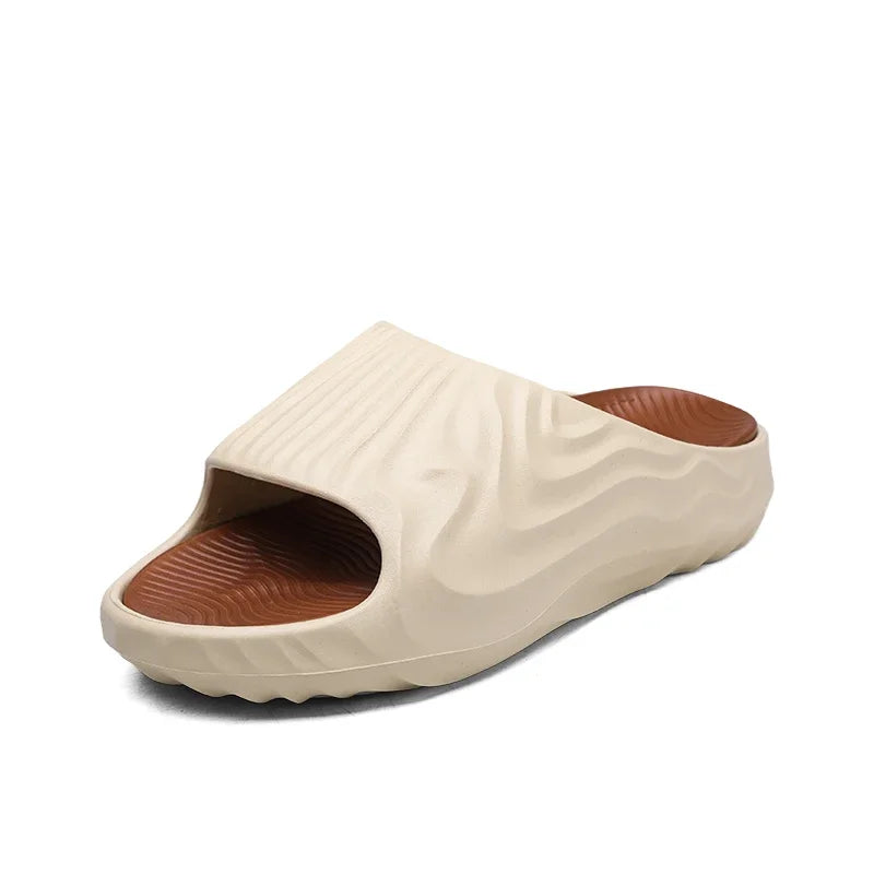Slippers for Men, Summer New Style, Non-Slip, Thickened, Soft Soles, Wear-Resistant, Deodorant, Versatile