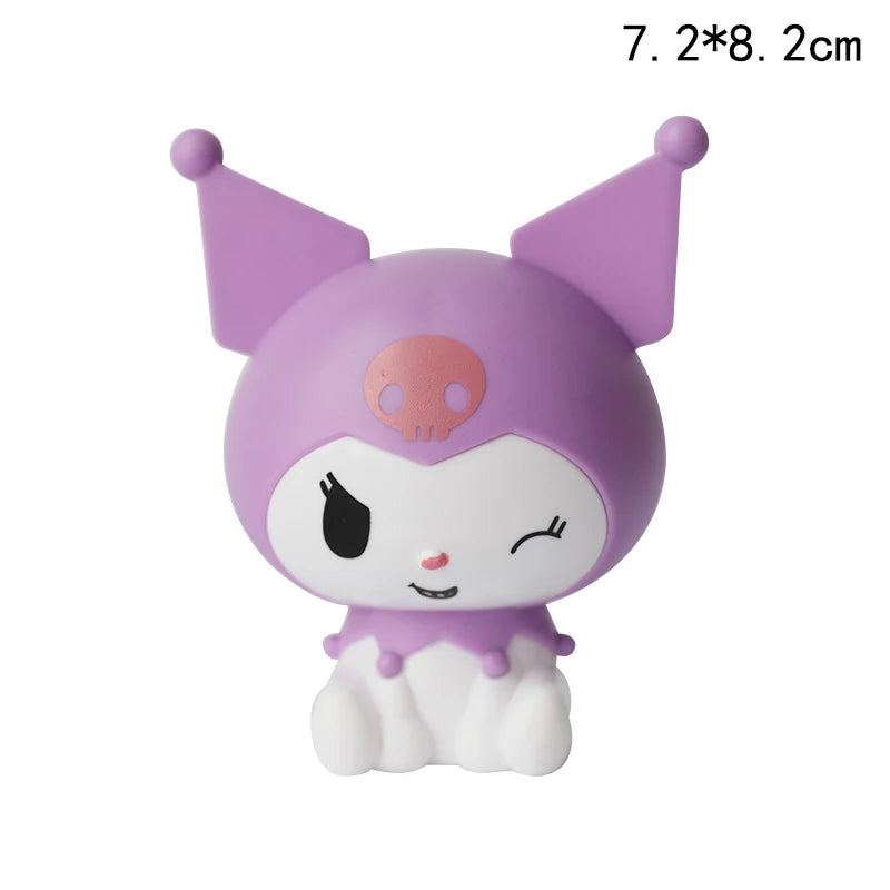 Cartoon Figure Kulomi Cake Decoration Sanrio Girl Child Happy Birthday Party Supplies Wedding Anniversary Decora Cake Topper