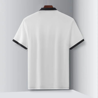 Summer Men's Casual Polo Shirt Large Size 1XL-7XL Short-sleeved Tees Lapel Business Breathable Soft T-shirt Male Tops Clothes