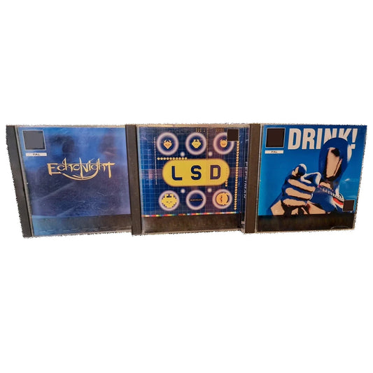 PS1 LSD/drlnk！ PAL マニュアル付きコピーディスクゲーム ブラックボトムロック解除コンソールステーション1 レトロ光学ドライバー ビデオゲームパーツ