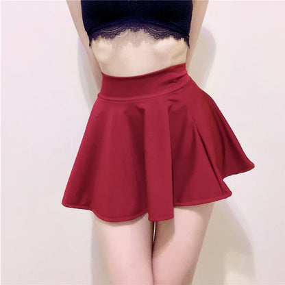 Fashion Sexy Mini Skirt Summer Women Skirts High Waist Pleated Skirt For Girl Korean Tennis Skirts Sexy Lady All-match Clothing