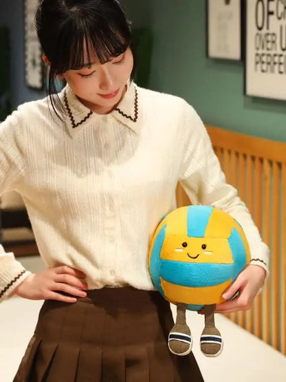 Jellycat バレーボール人形ぬいぐるみハンドメイド人形漫画アニメかわいい枕クッションホーム子供の誕生日プレゼント人形