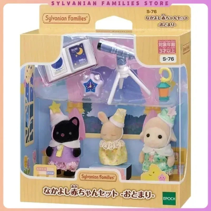 ternrines シルバニアファミリー アニメフィギュア ファミリーセット 人形 おもちゃ ベビードール コレクション 部屋飾り 装飾 フィギュア 子供 ギフト