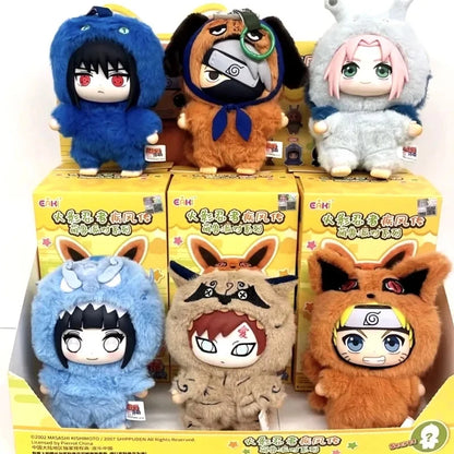 EAKI Naruto Blind Box Shippuden Party Series Uzumaki Stuffed Shippuden Original Plush Figure Ornament Toy Collection Gift