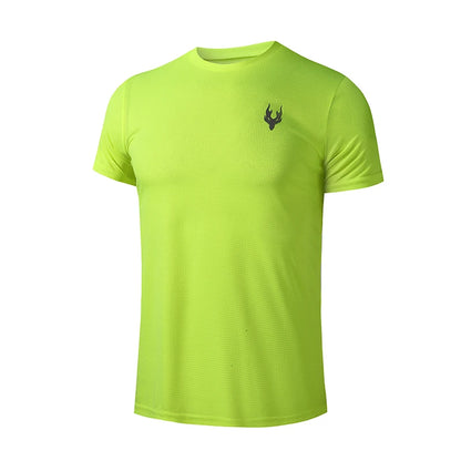 メンズ ランニングTシャツ 夏 スポーツ トップス Tシャツ ジャージ 男性用 フットボールウェア 速乾性 Tシャツ ジム フィットネス ワークアウト Tシャツ メンズ